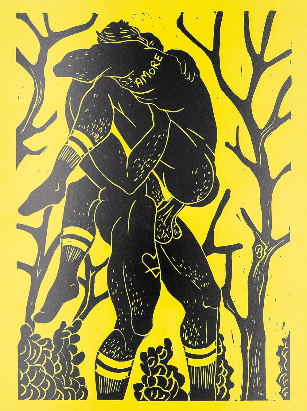 Amore - yellow (Postcard)