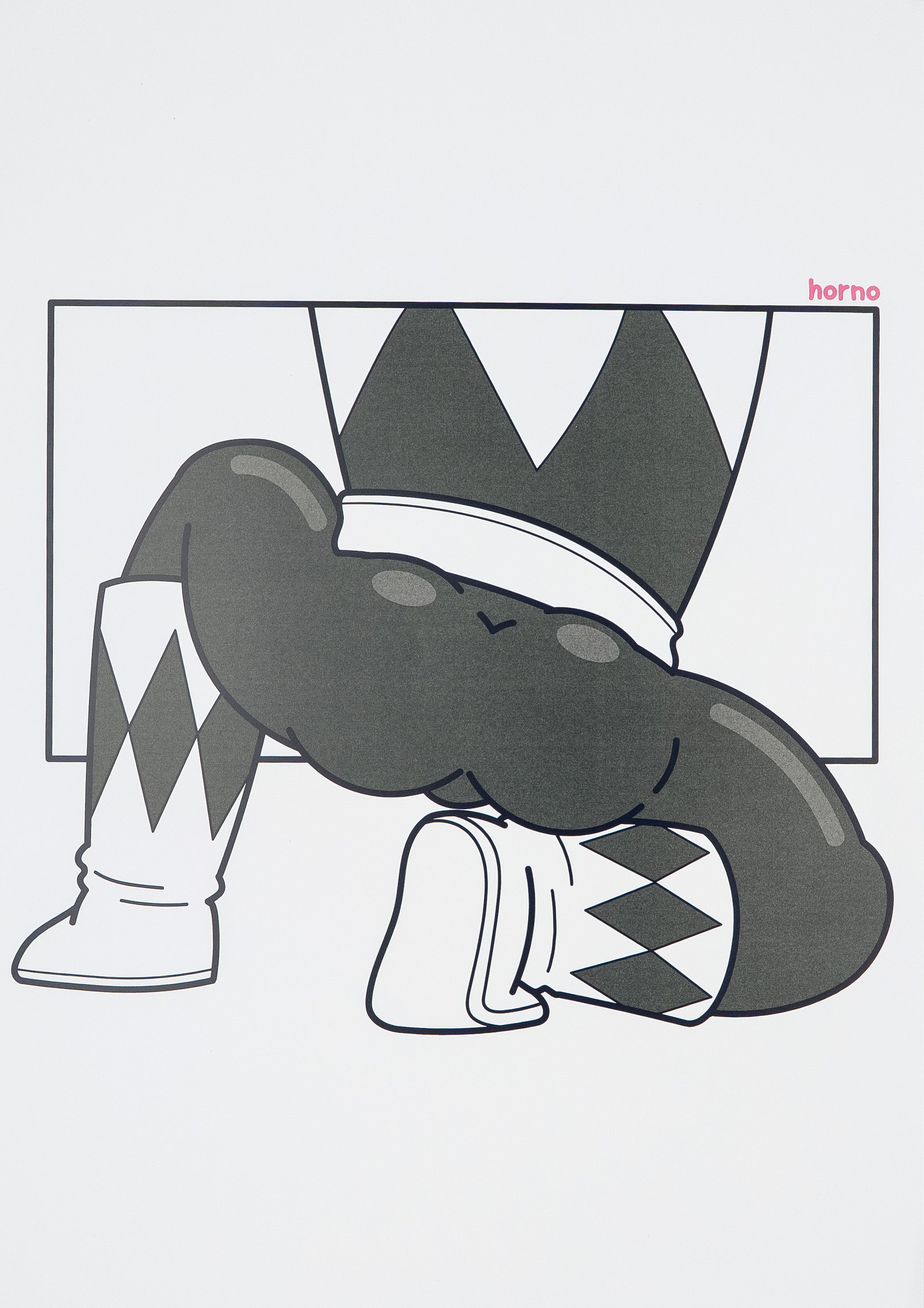 Black power bottom (Print)