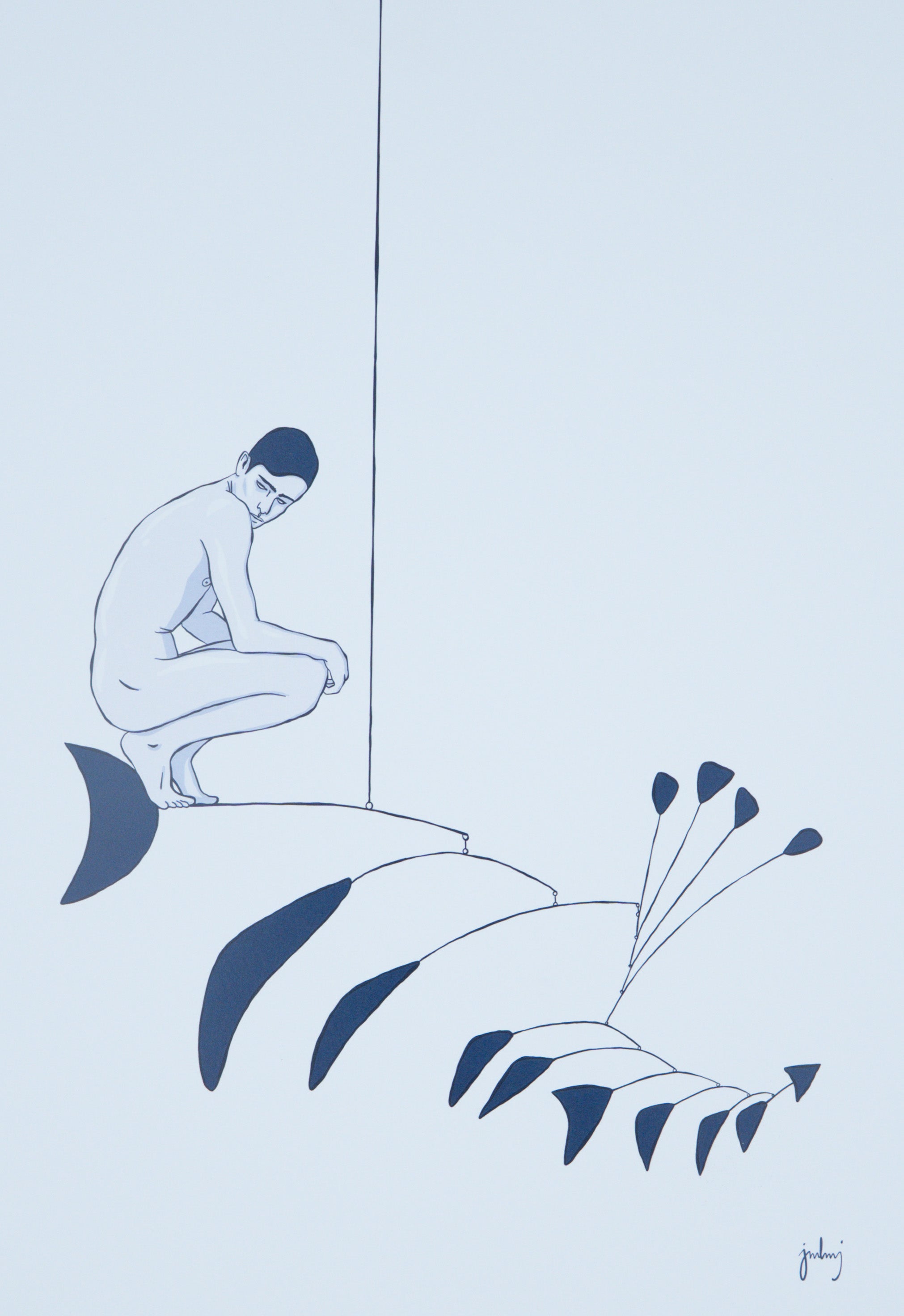Calder azul (Print)