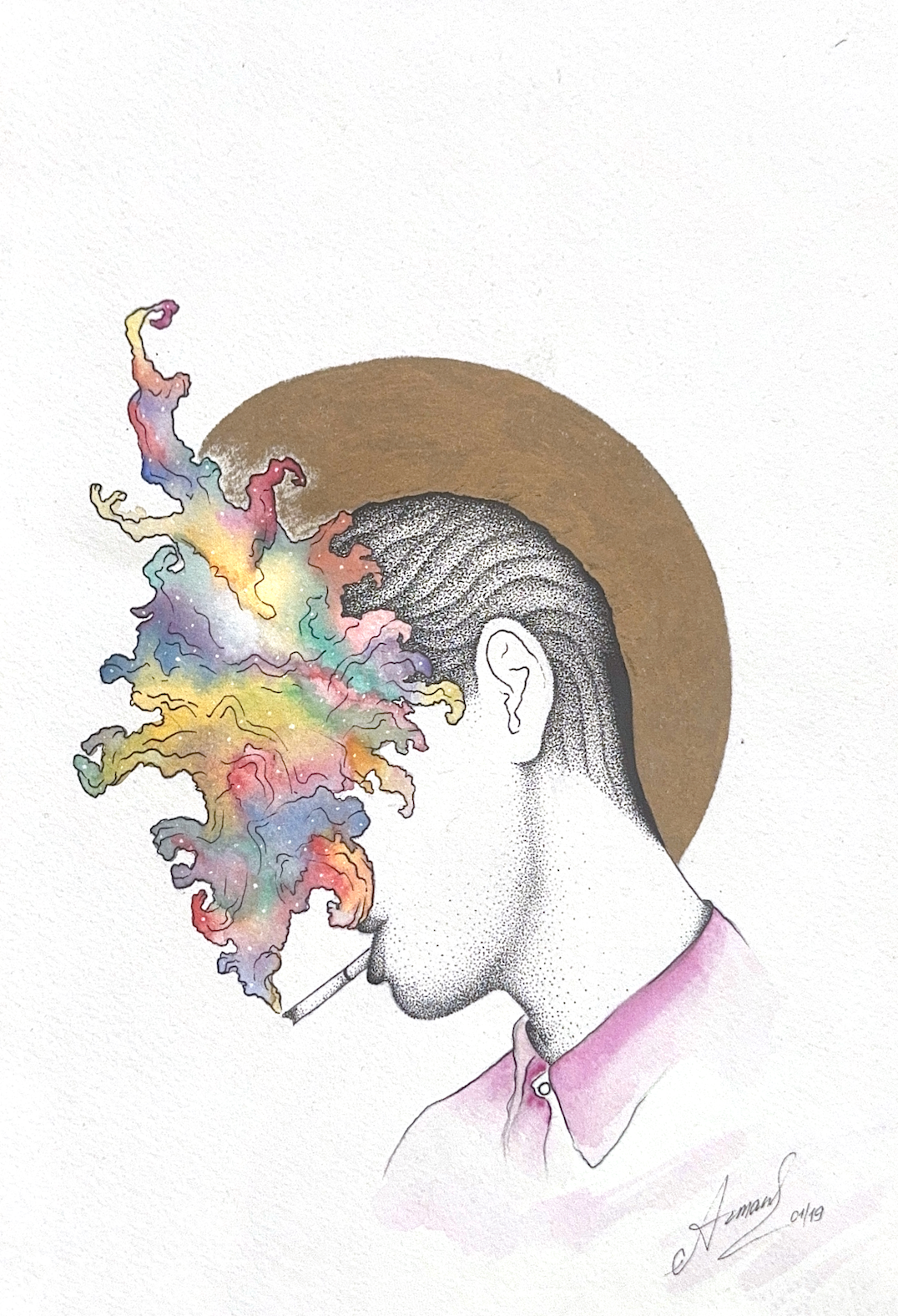 Colorful smoke (Print)