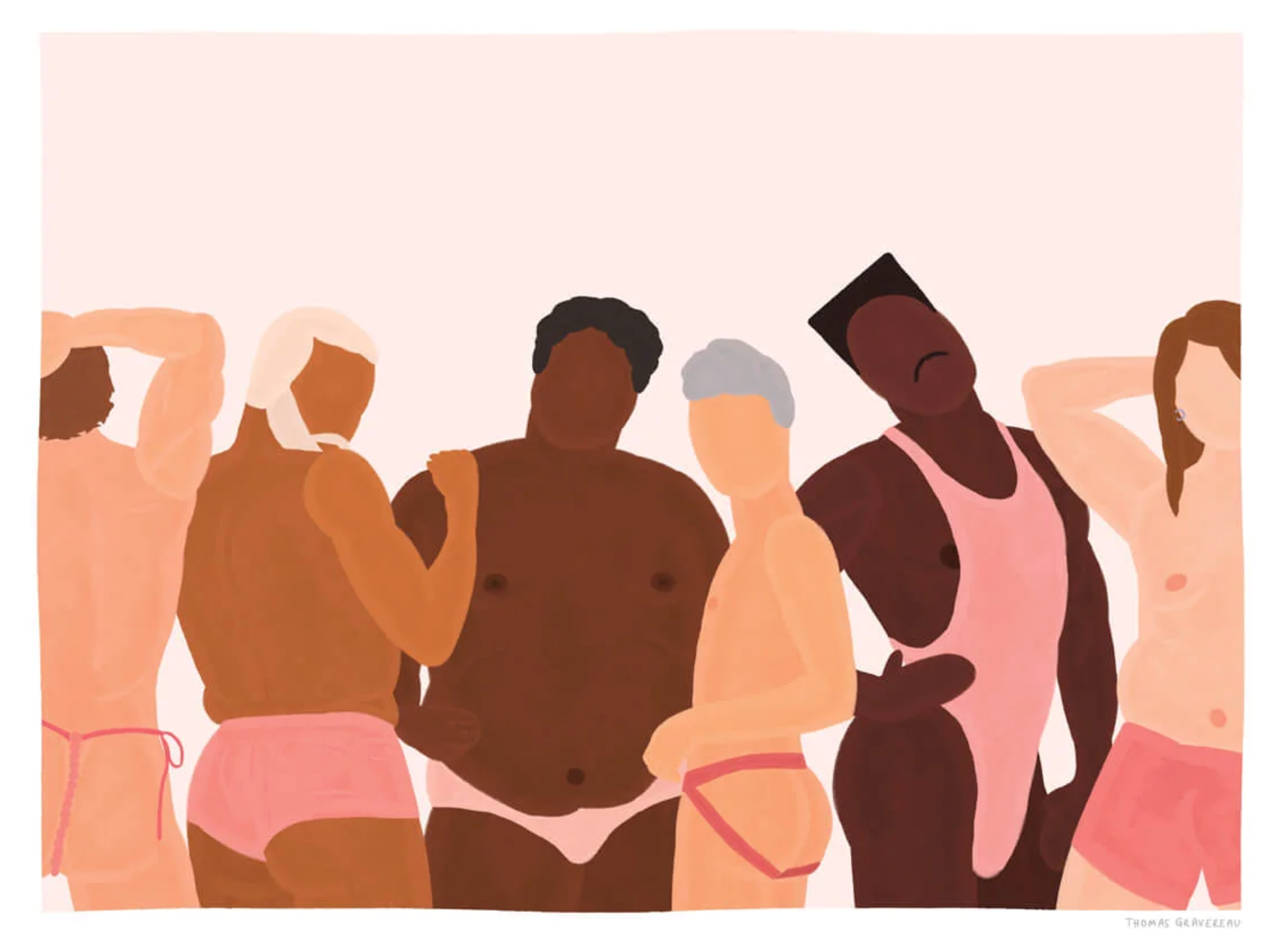 Them in lingerie (Limited edition print)