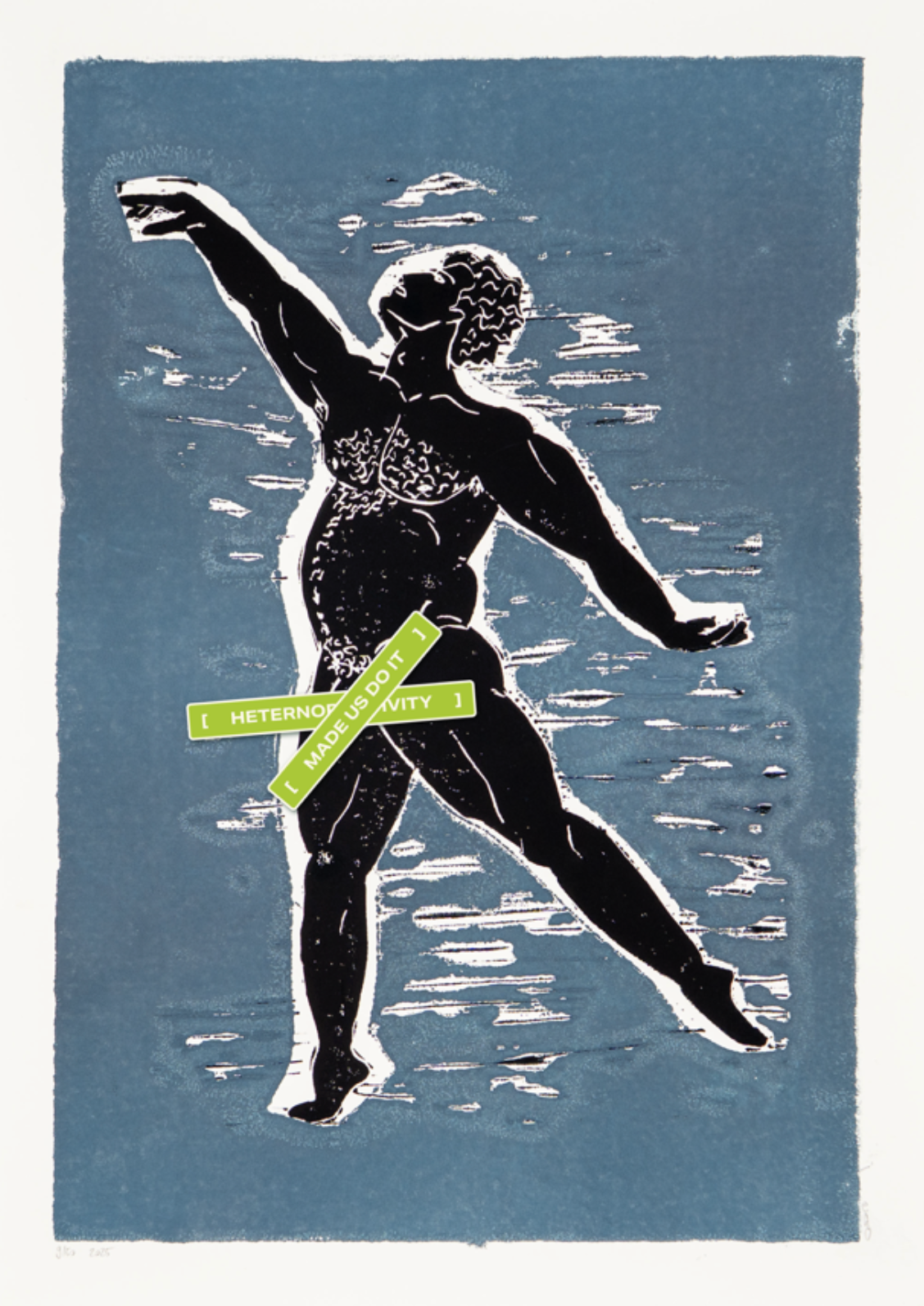 Dancer black (Limited Edition Linocut Print)