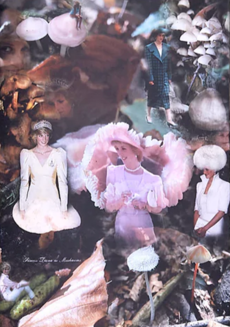 Princess Diana as Mushrooms