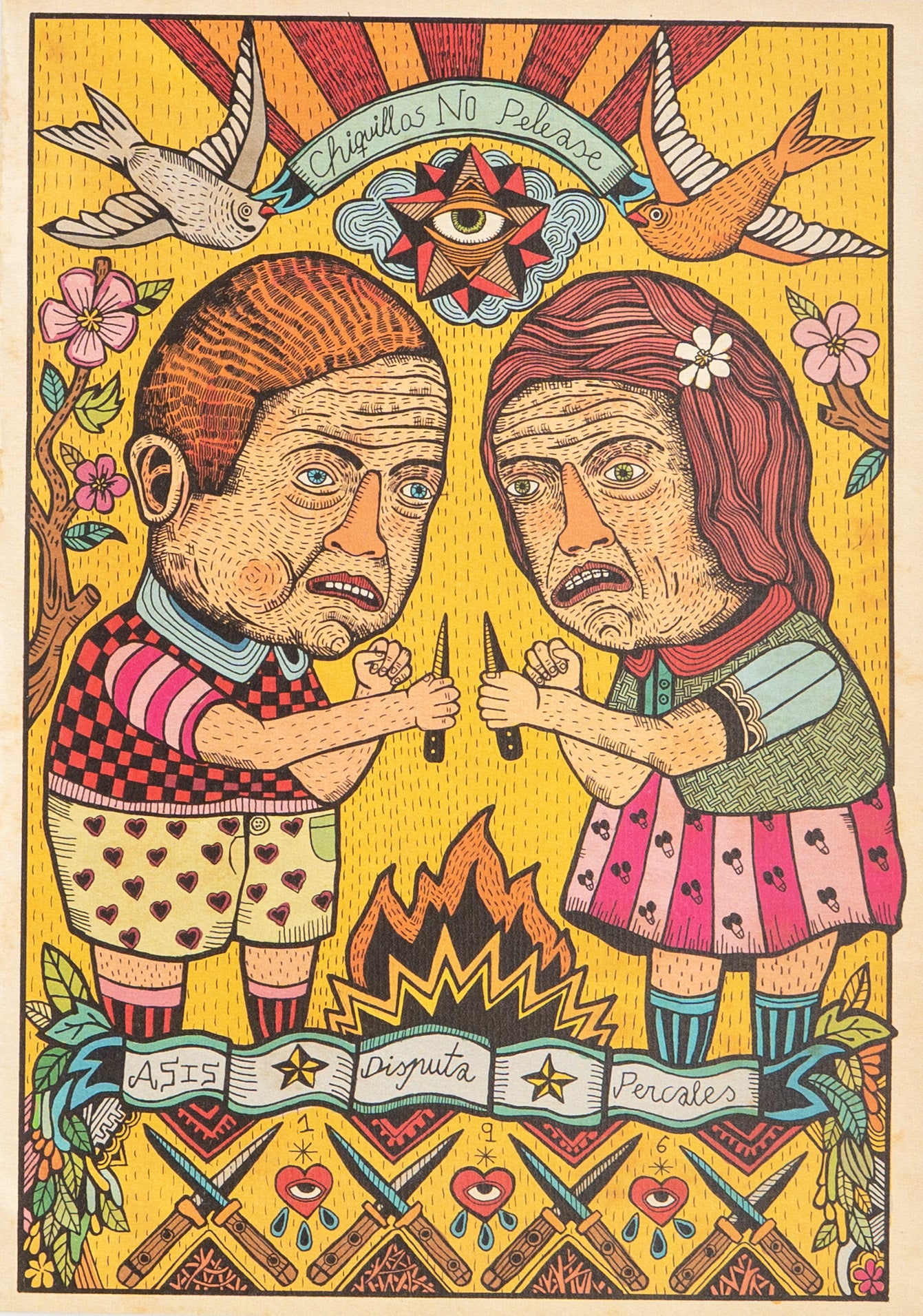 Chiquillos no pelearse (Print)