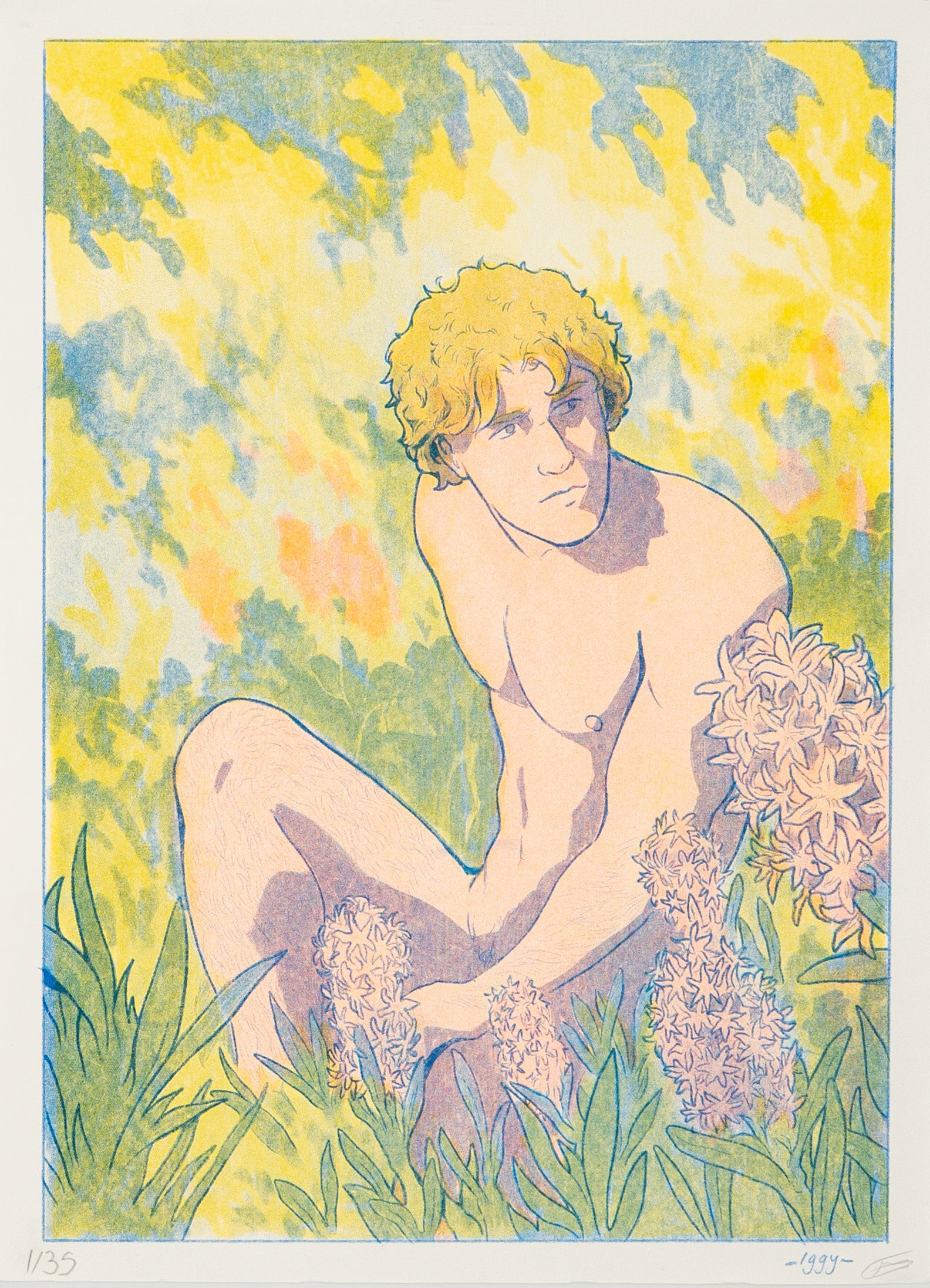 Jacintos (Limited edition risograph print)