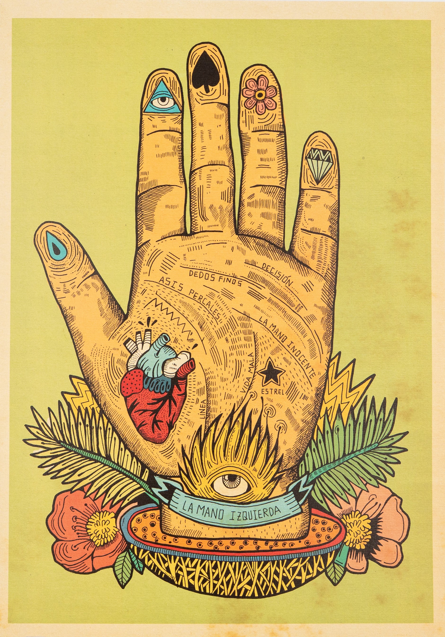 La mano izquierda (Print)