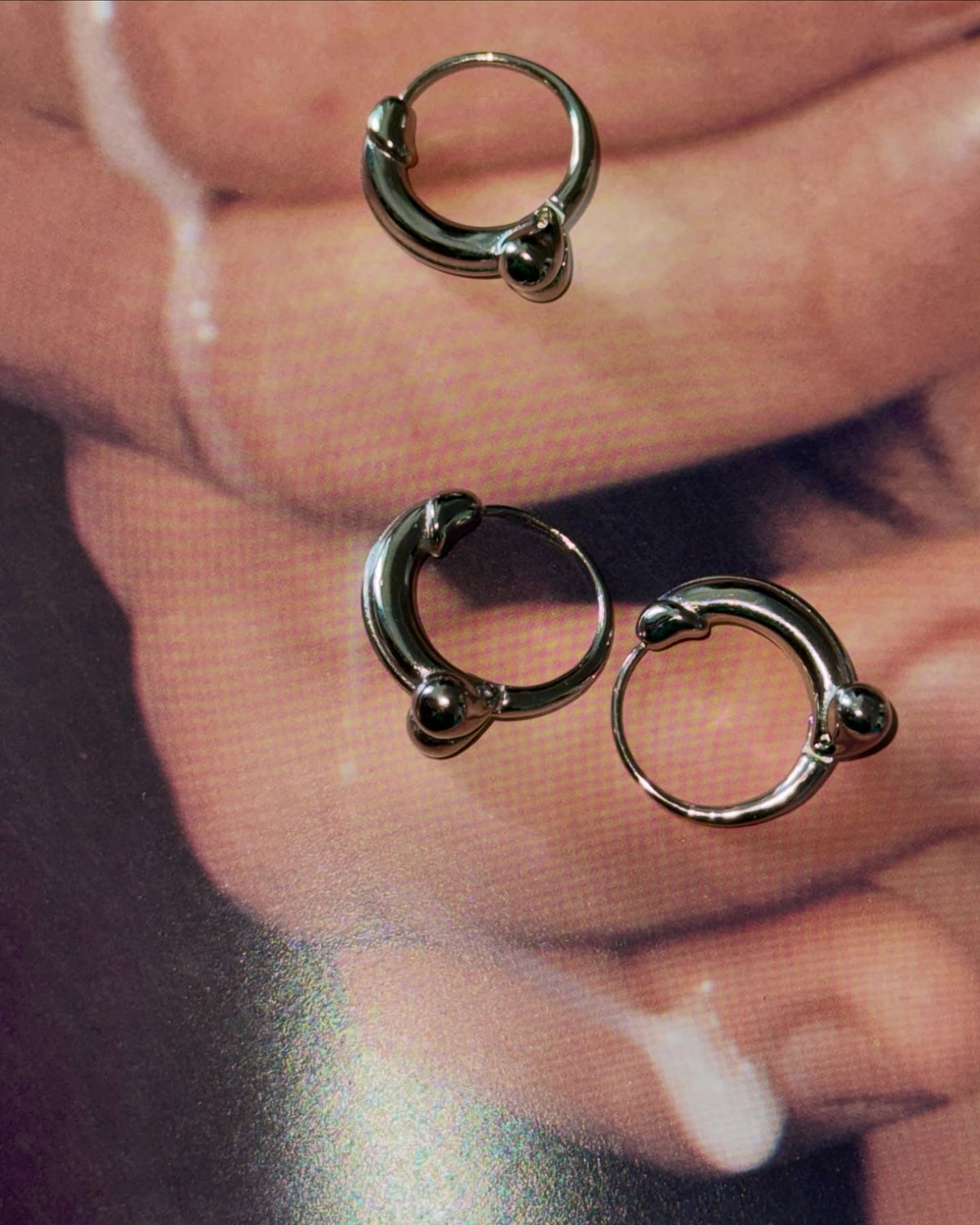 < Pretty nice d*ck > earrings