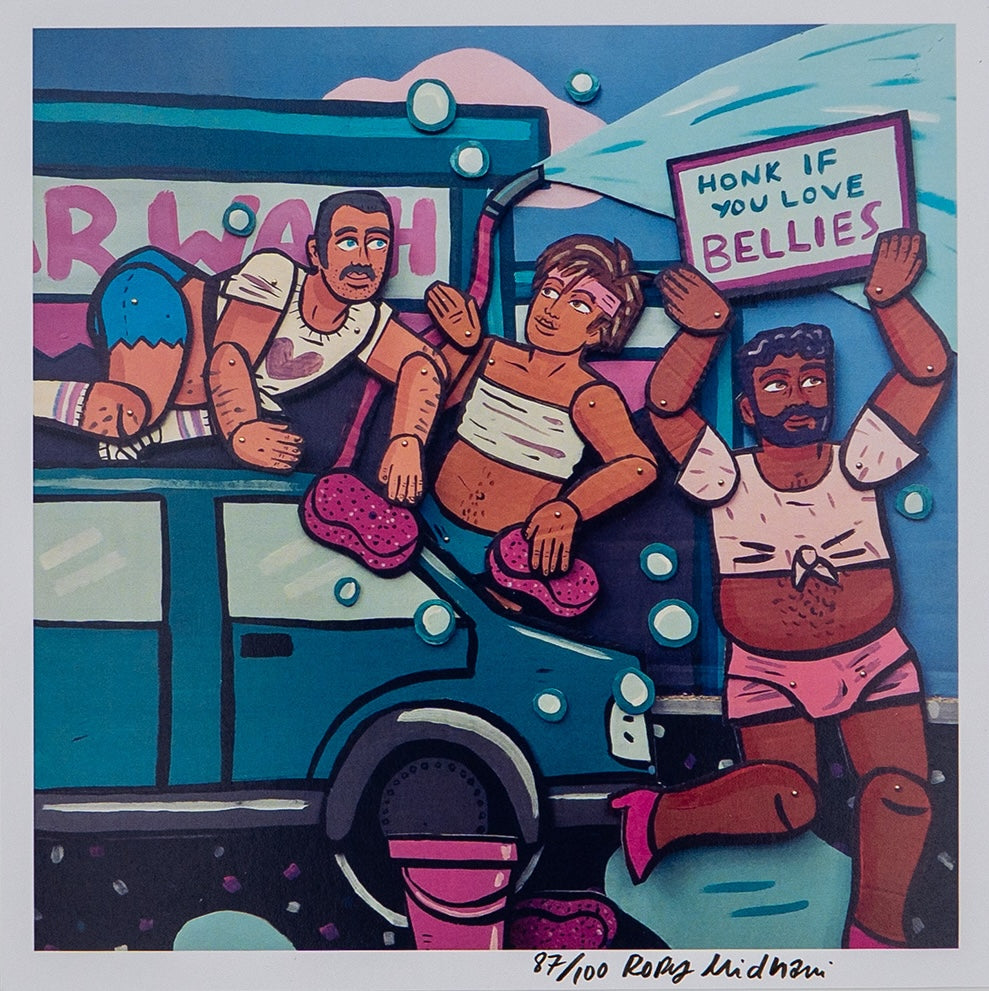 Car wash babes (Limited edition print)