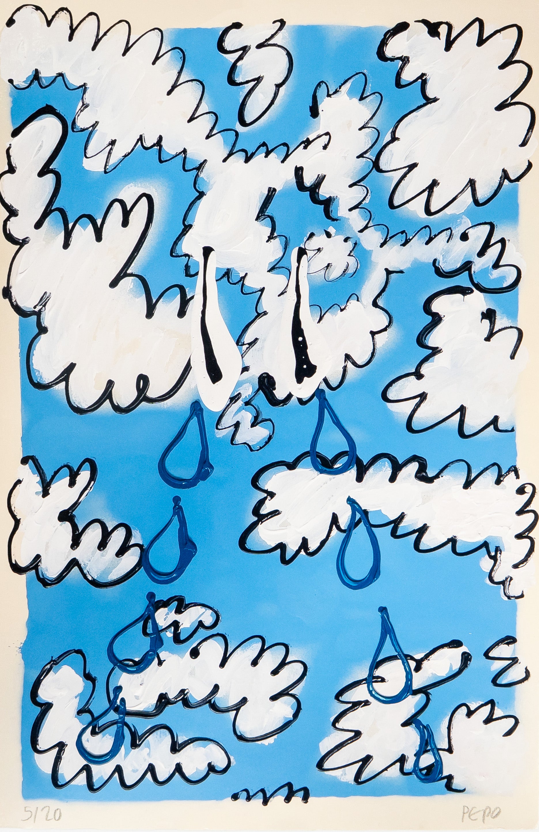 The sky is crying (Limited edition print)