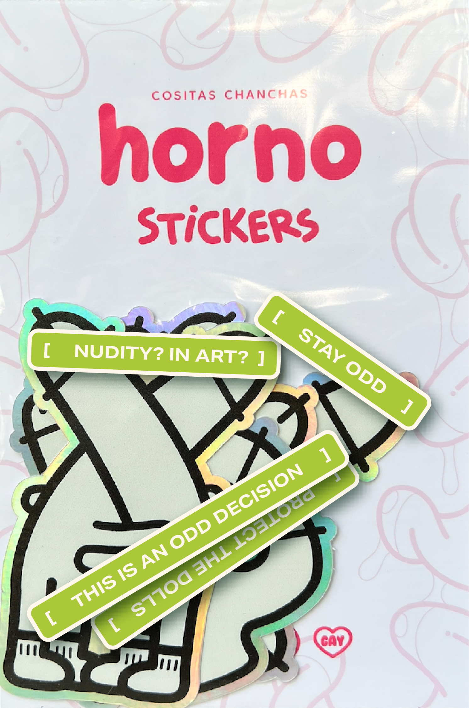 Pack of 4 stickers Vol.2