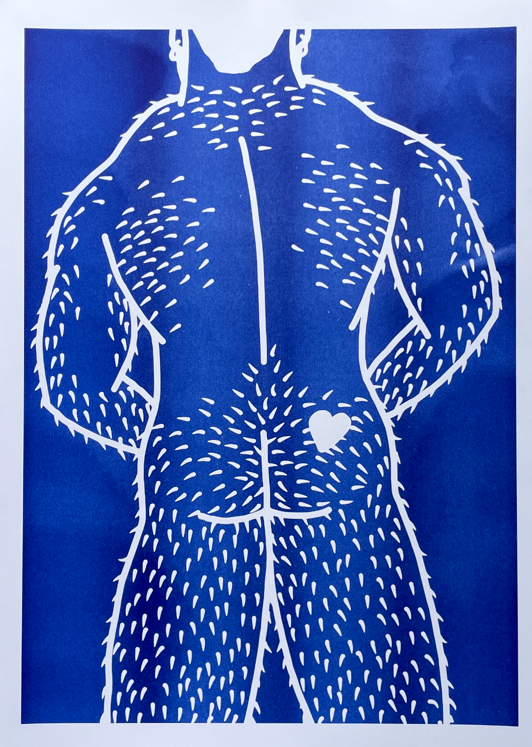 Baba butt #1 (Risograph print)