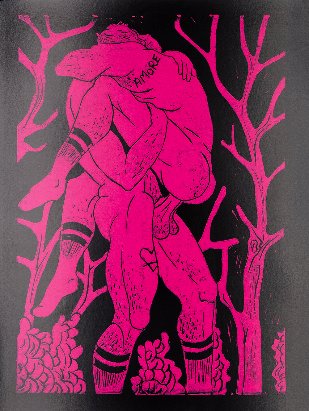 Amore - pink (Postcard)