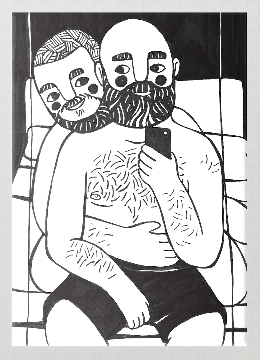 Lonely little bear (Print)