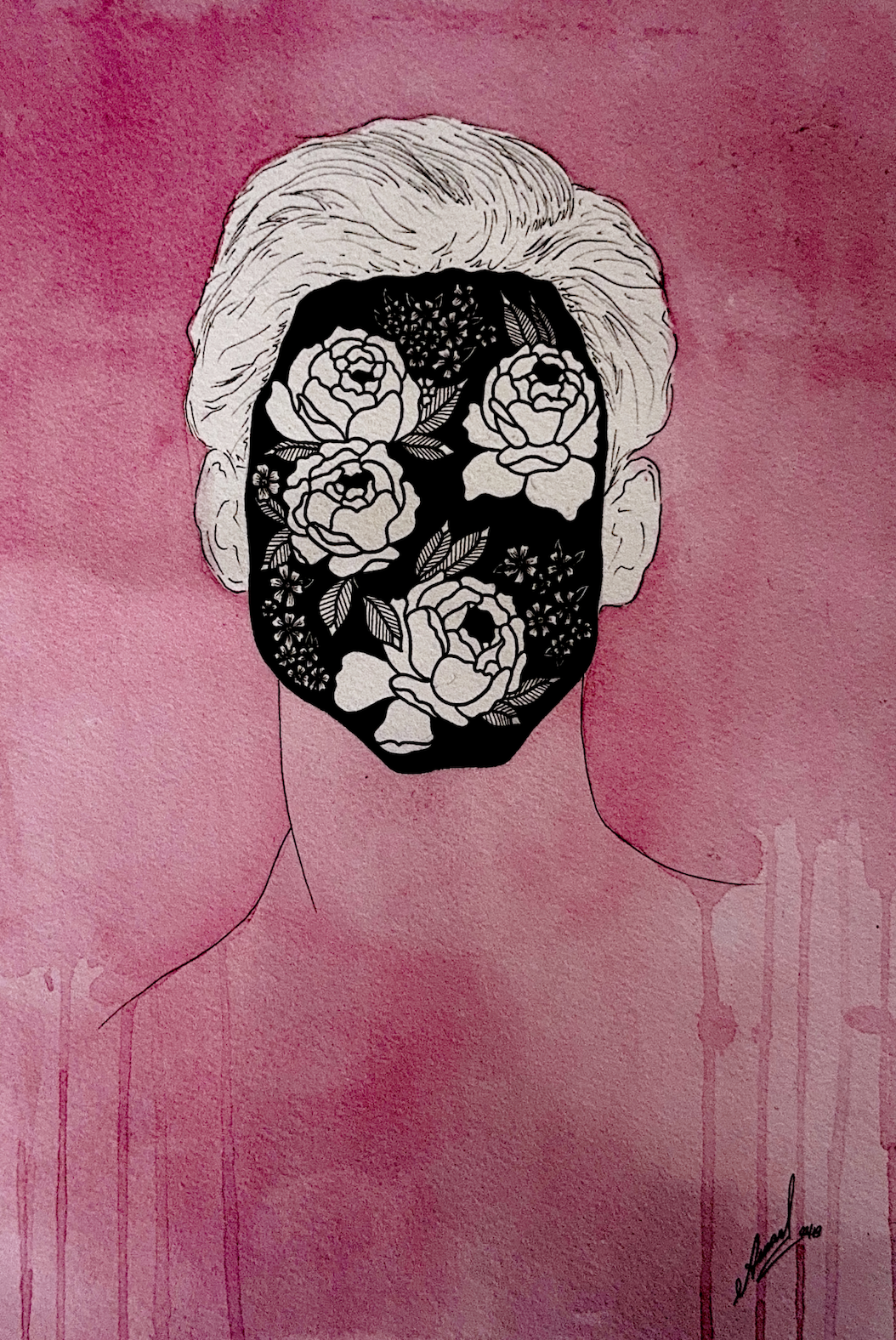 The flowery man (Print)