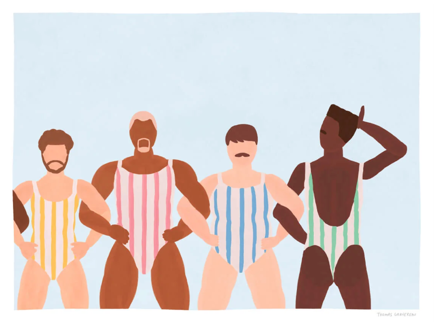 Les baigneurs (Limited edition print)