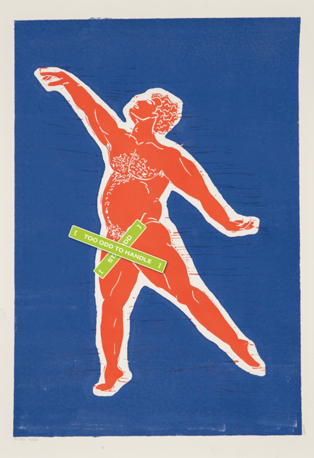 Dancer red (Limited Edition Linocut Print)