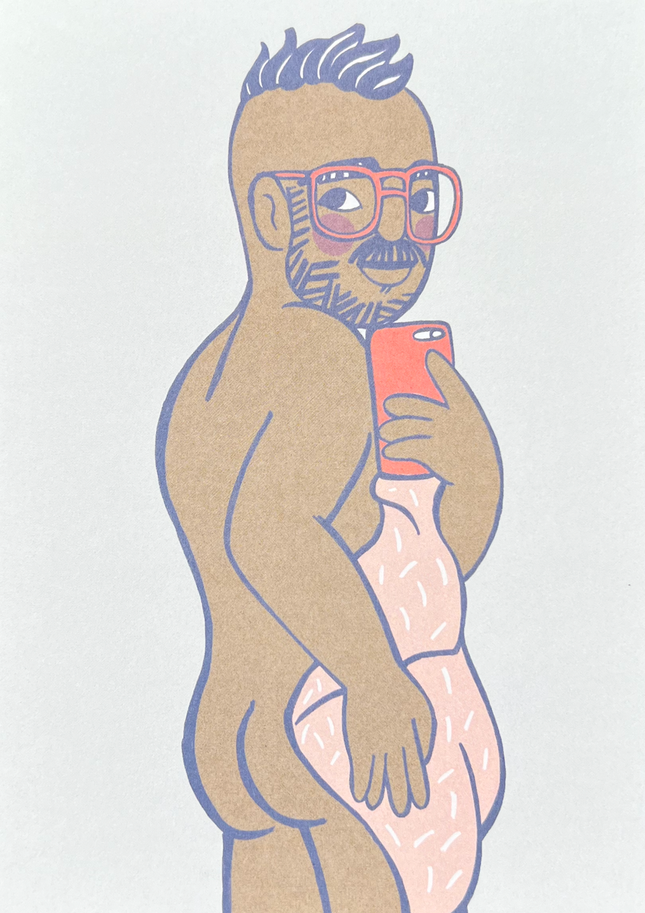 Seflie (Postcard)