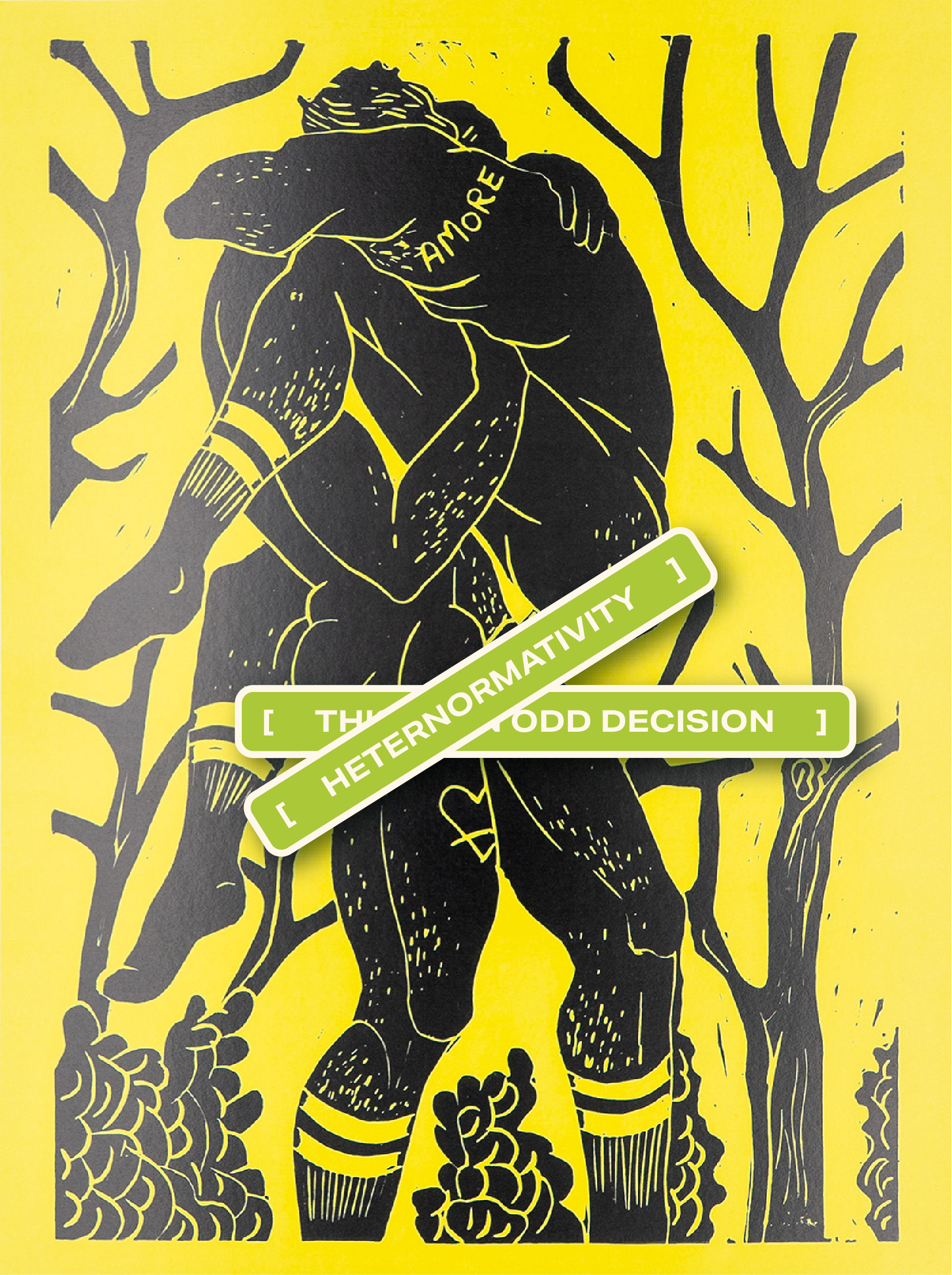 Amore - yellow (Postcard)