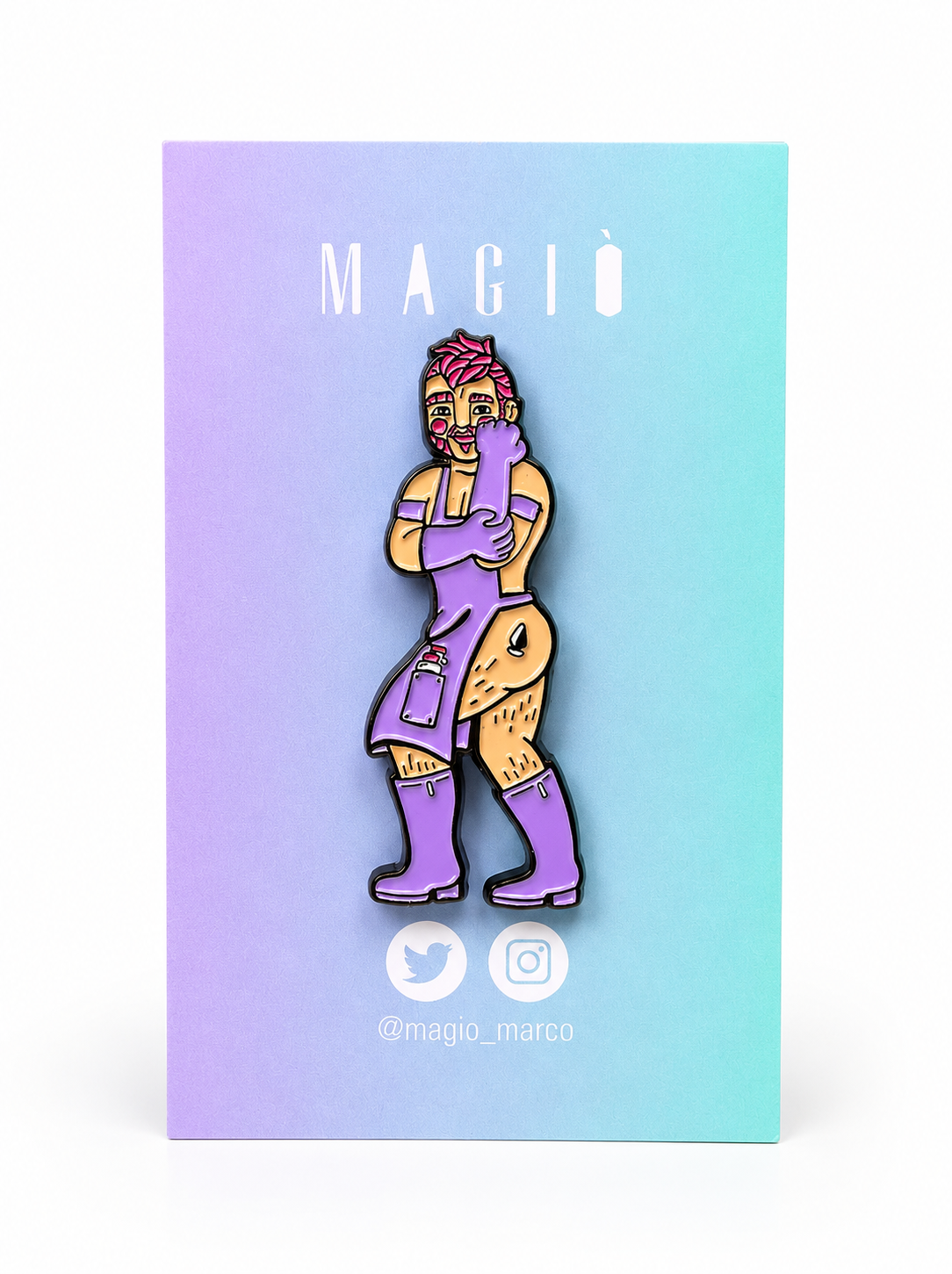 Bold boy (pin)