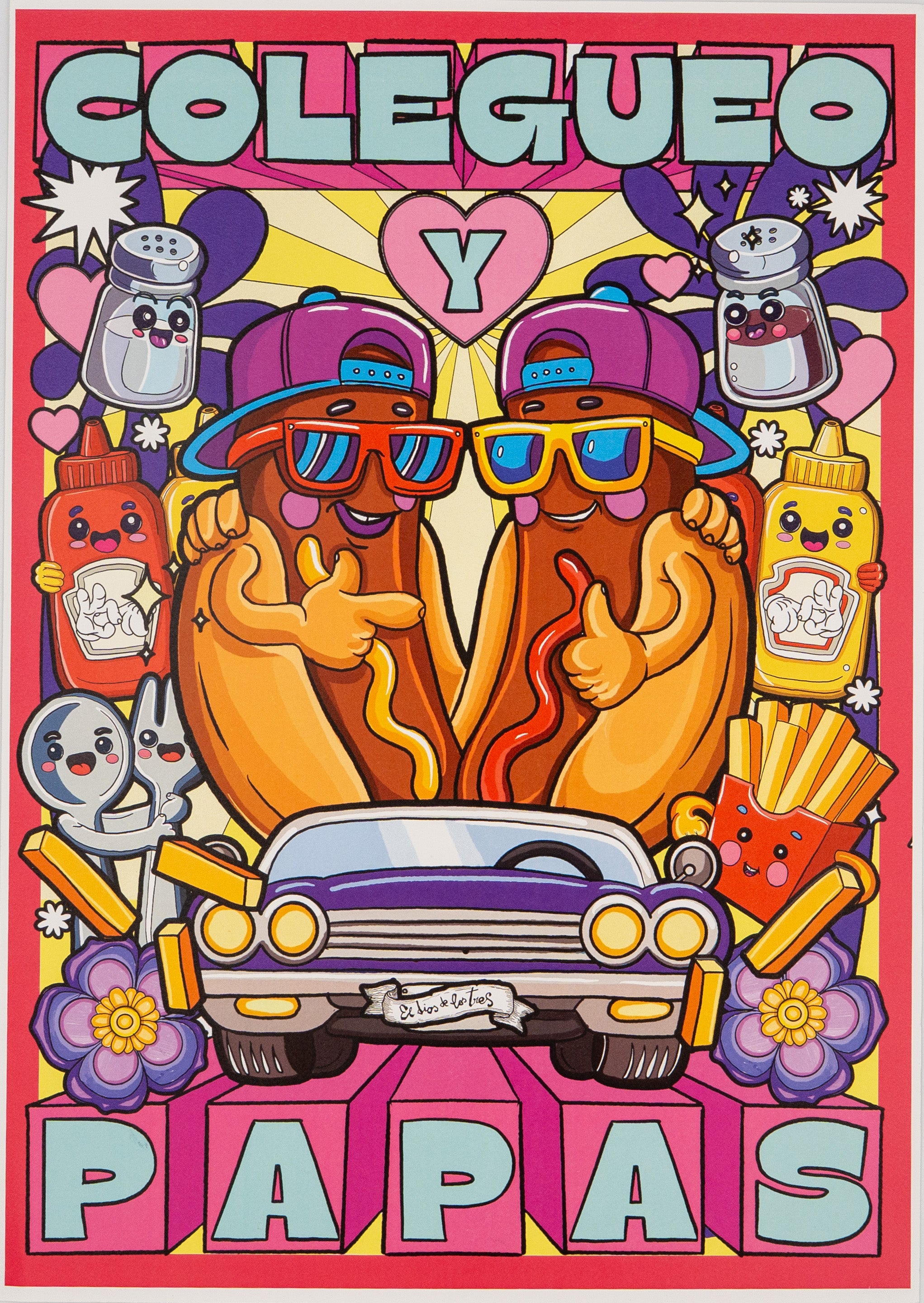 Colegueo y papas (Limited edition print)