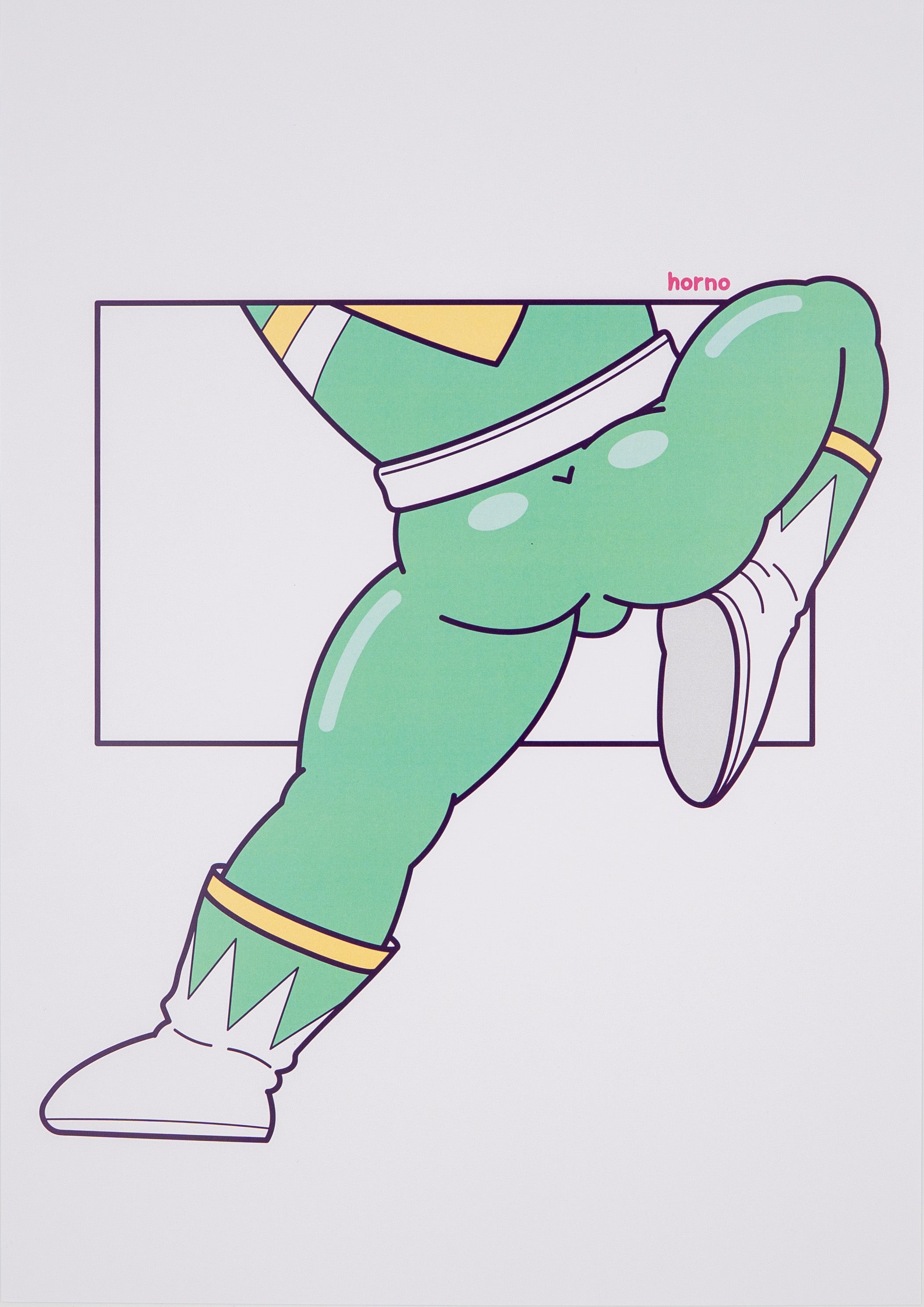 Green power bottom (Print)