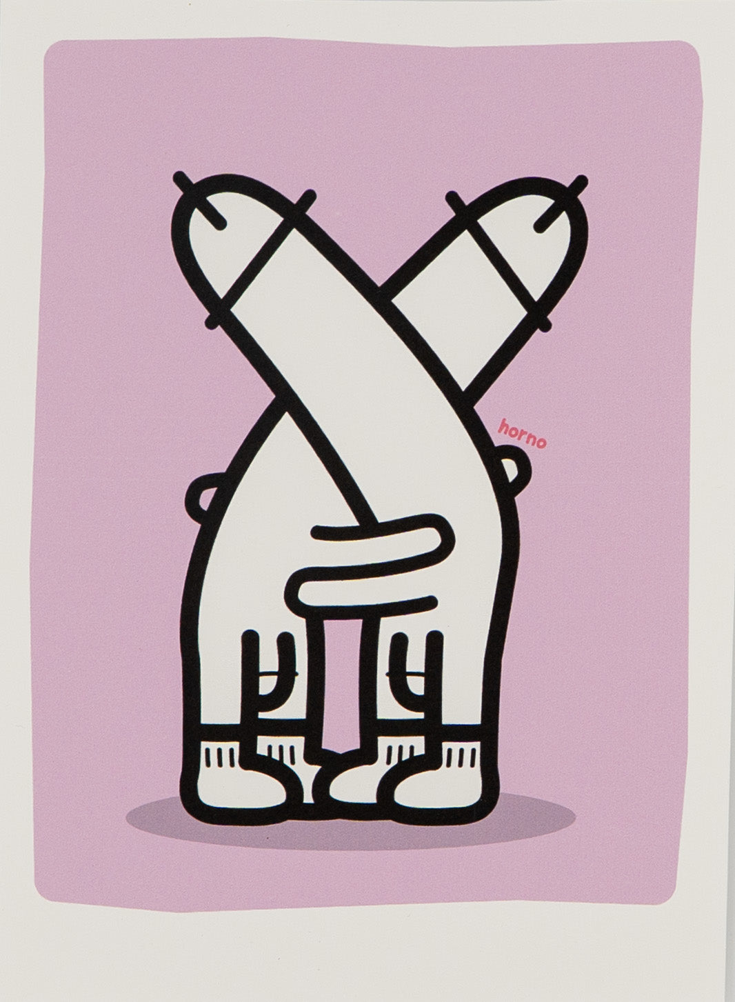 Hugging penis (Print)