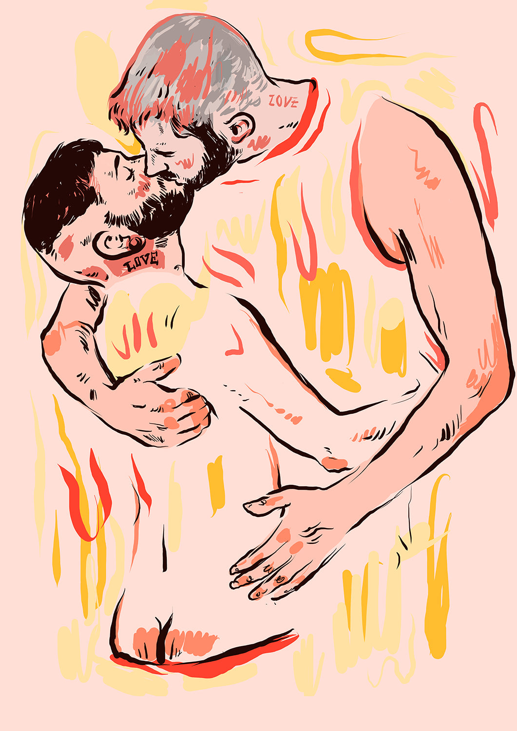 Love - The kiss (Print)