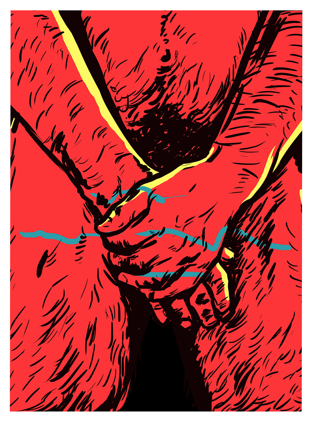 Lust - Don't pretend you're shy (Print)