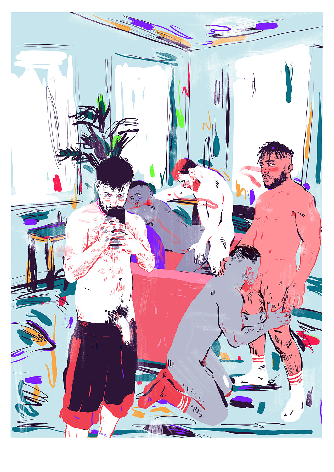 Lust - These gays are trying to orgy me (Print)