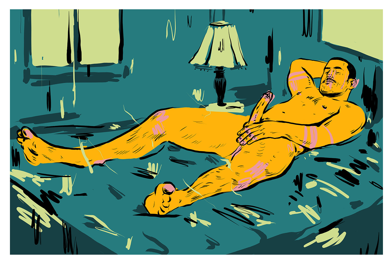 Lust - Waiting all night (Print)