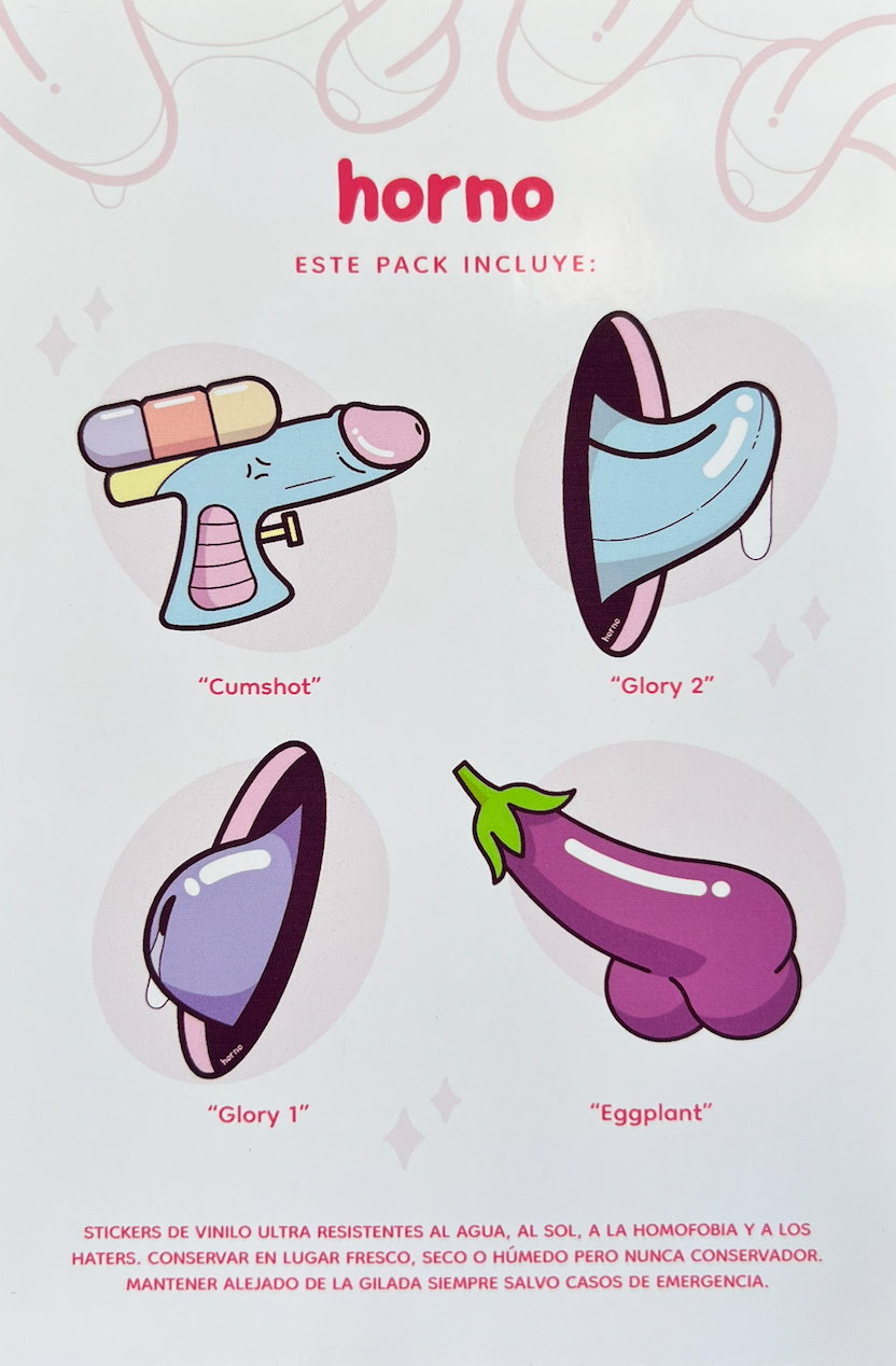Pack of 4 stickers Vol.1