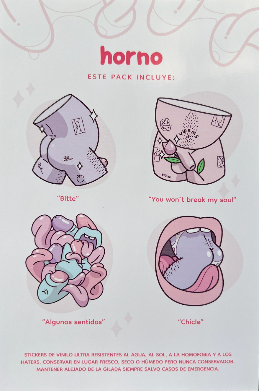Pack of 4 stickers Vol.3