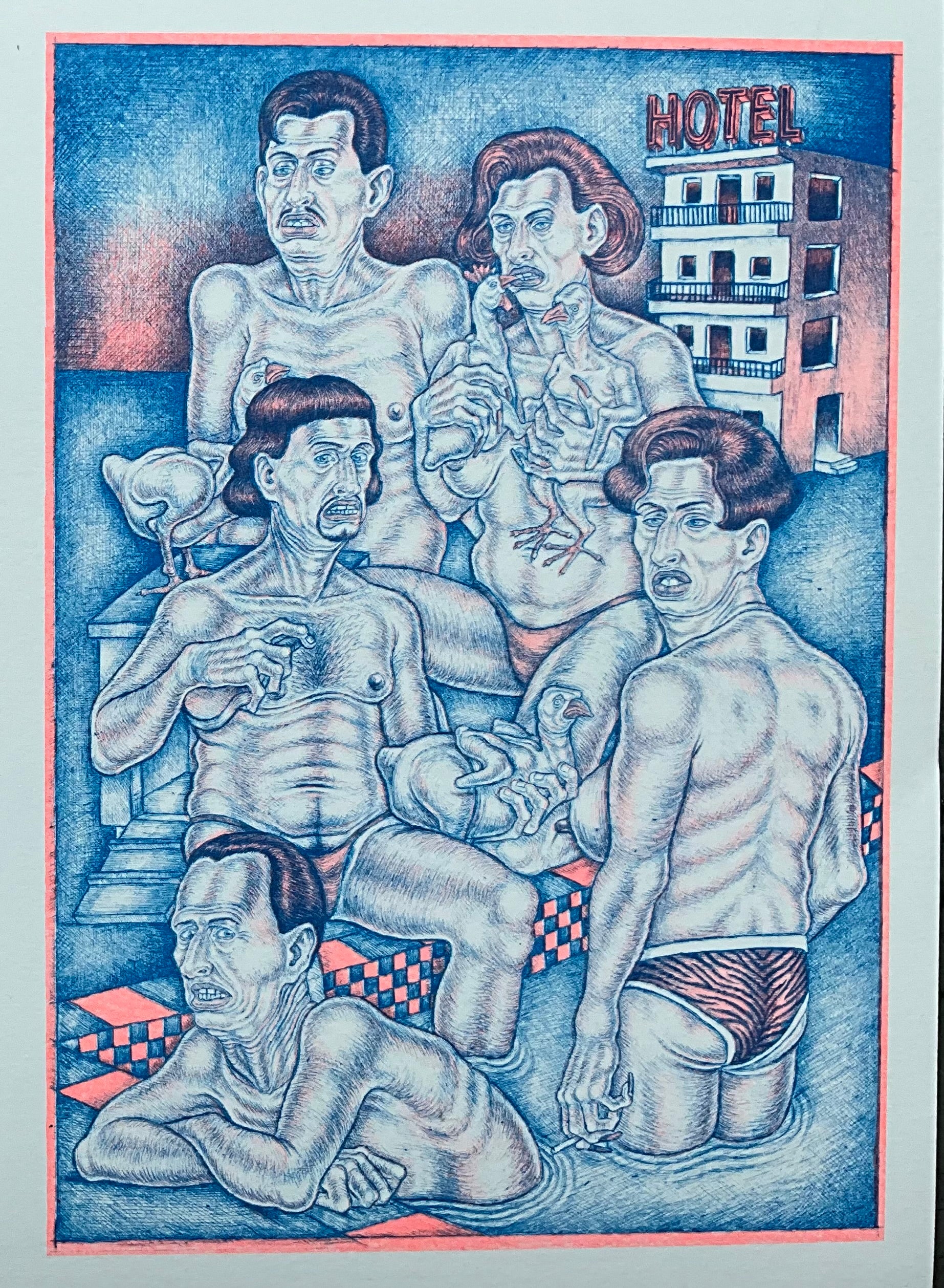 Poultry party (Limited edition print)