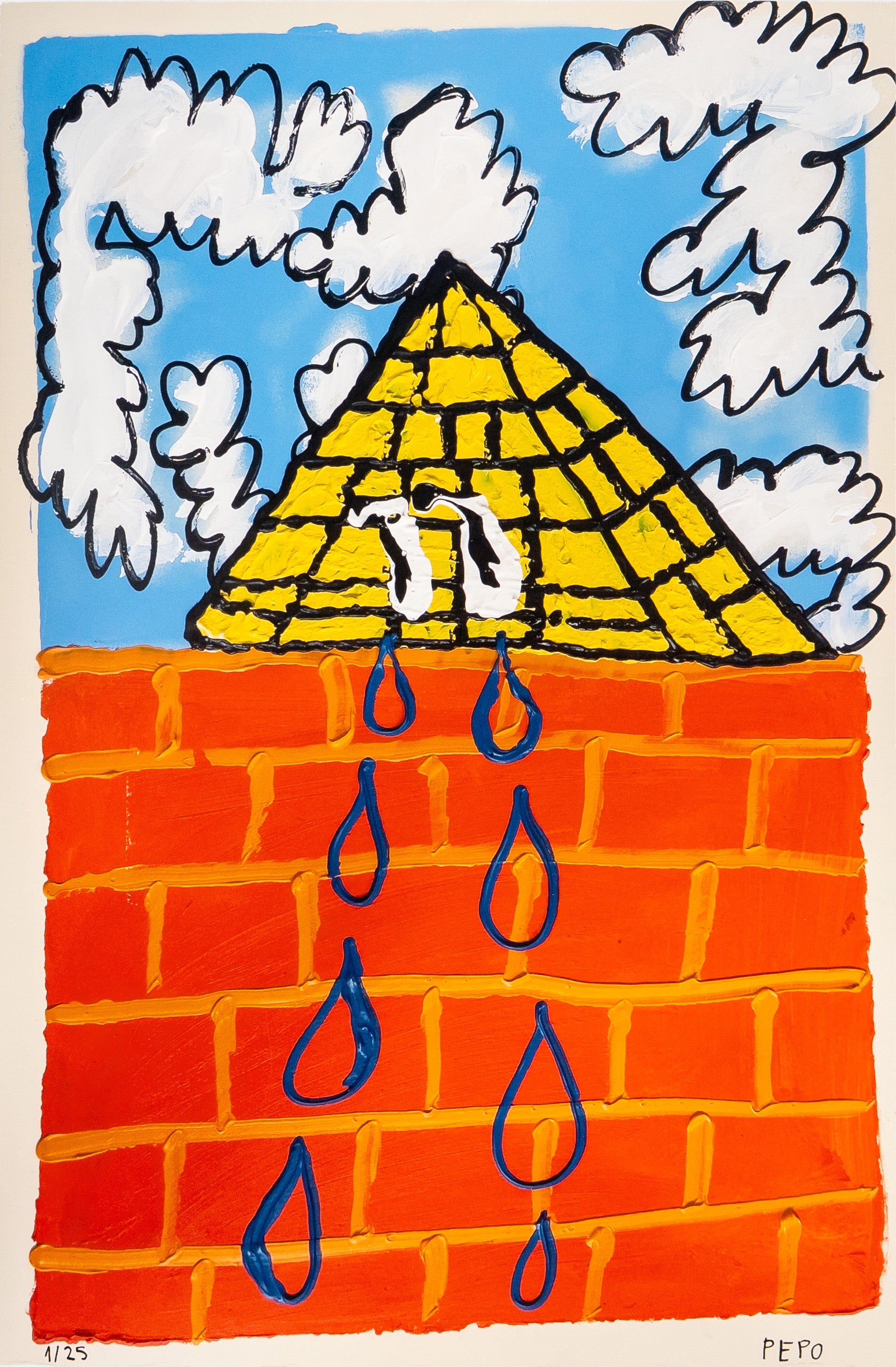 Pyramid is crying (Limited edition print)