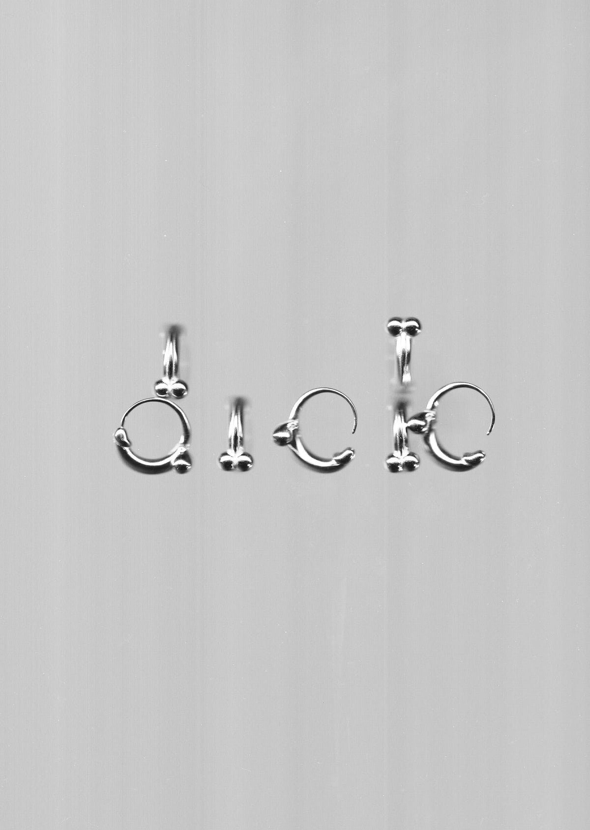 < Pretty nice d*ck > earrings