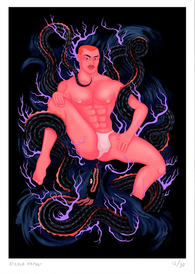 Dragon Risograph (Limited edition print)