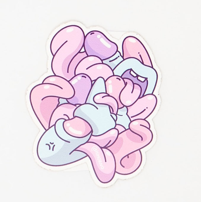 Tongue/Penis Twister (Sticker)